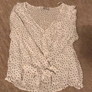 Polka dot blouse